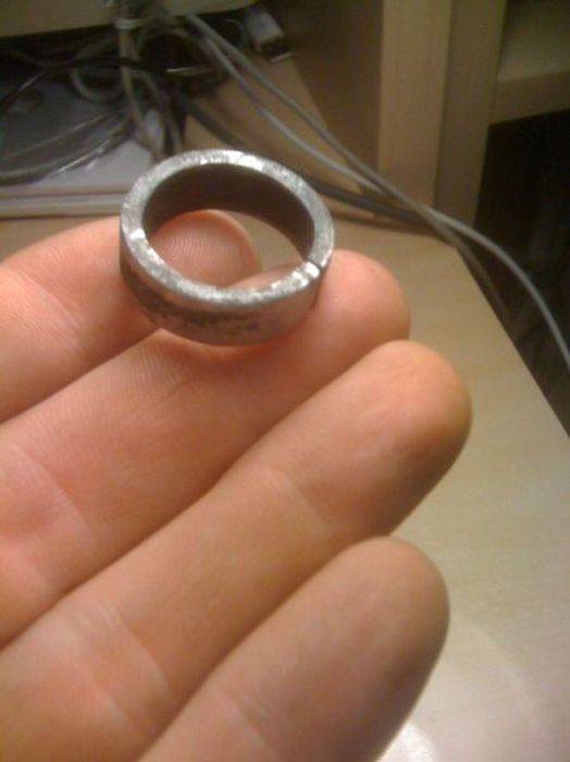 Кольцо из метеорита (45 фото)