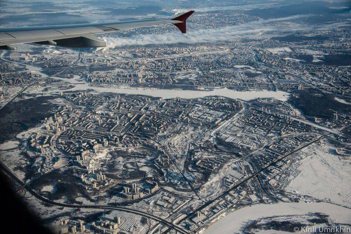 Москва с высоты птичьего полета (33 фото)