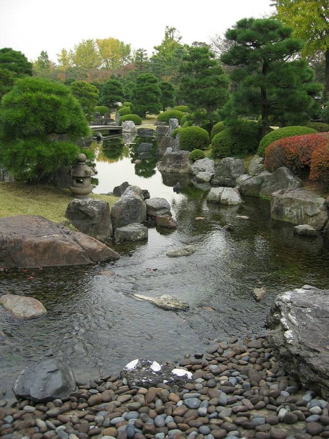 Сады замка Нидзё (17 фото)