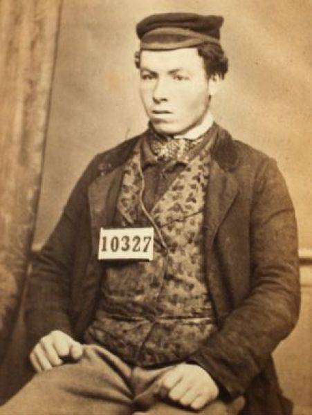 Первые снимки преступников, сделанные в тюрьме полтора столетия назад ( фото)