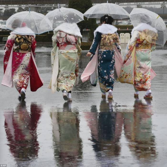 Японский праздник совершеннолетия (23 фото)