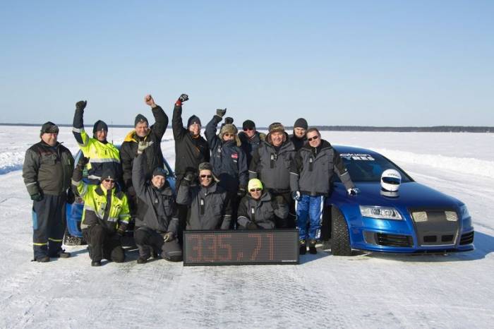 Специалисты из Nokian установили мировой рекорд скорости (42 фото)