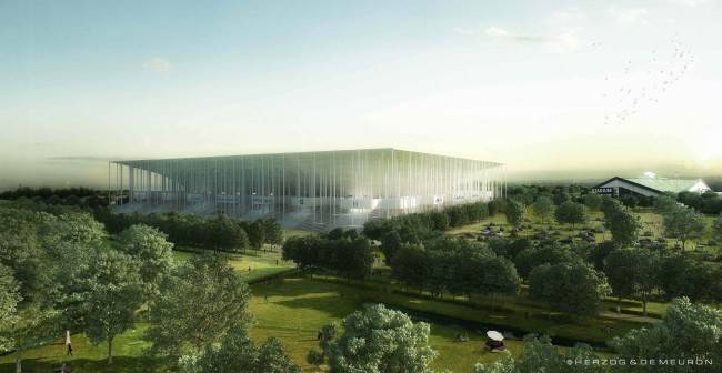 Во Франции начато строительство солнечного стадиона