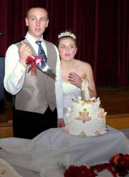 Смешные свадебные фотографии (31 фото)