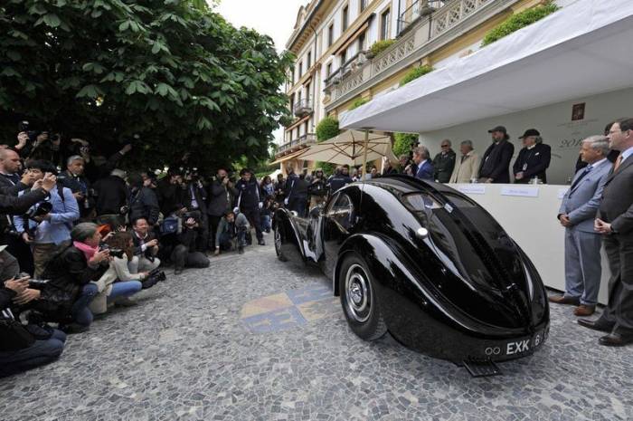 Bugatti Ральфа Лорена победила на выставке Villa dEste (10 фото)