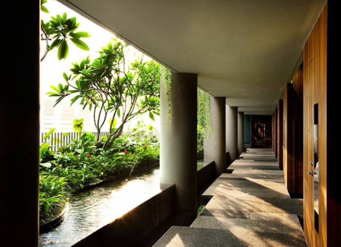 Отель-сад Parkroyal в Сингапуре 
