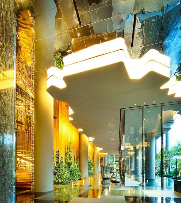 Отель-сад Parkroyal в Сингапуре 