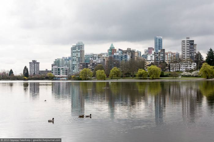 Ванкувер: Стэнли Парк и небоскрёбы (35 фото)