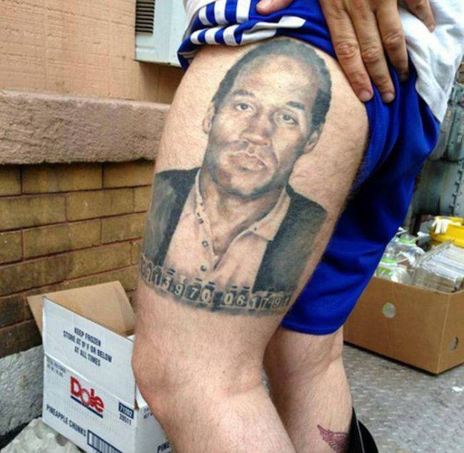 Самые неудачные татуировки знаменитостей (33 фото)