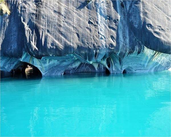Мраморные пещеры озера Буэнос-Айрес (19 фото)