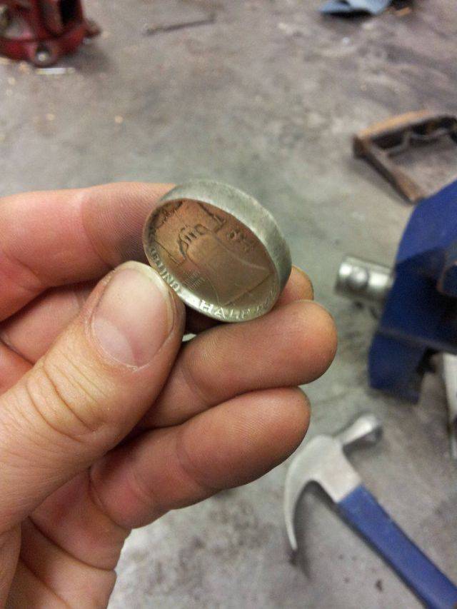 Кольцо из монеты (26 фото)