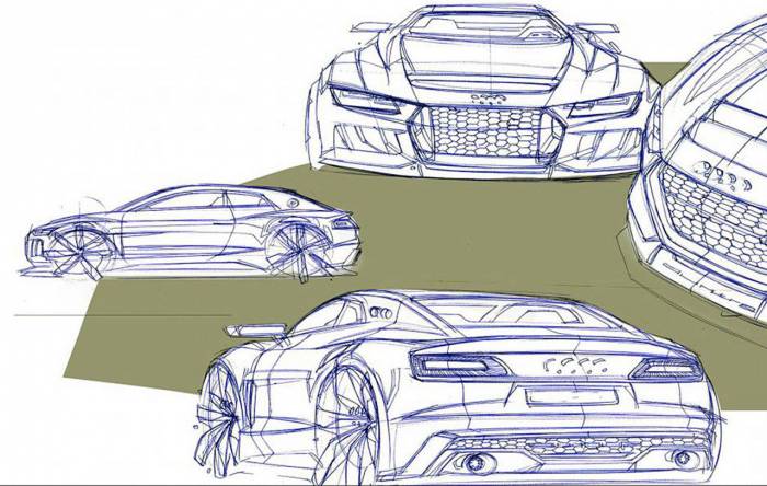 Audi готовит к дебюту концепт quattro Sport e-tron (15 картинок)