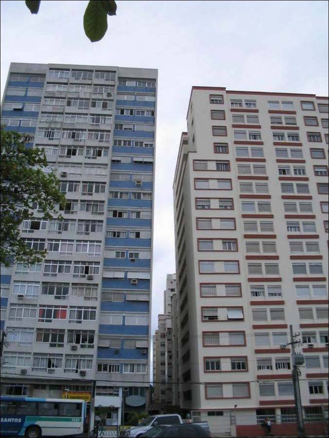 Сантос: город «падающих» зданий в Бразилии (8 фото)