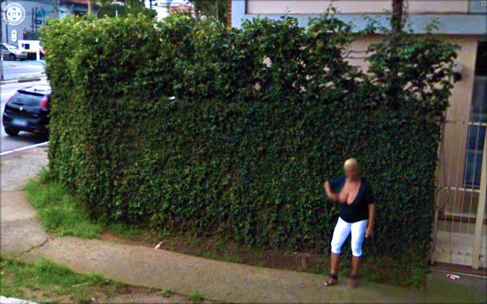 Интересные кадры с Google Street View (120 фото)