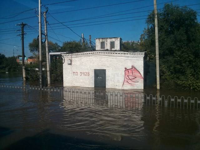 Борьба с наводнением на Амуре и последствия затопления (32 фото)