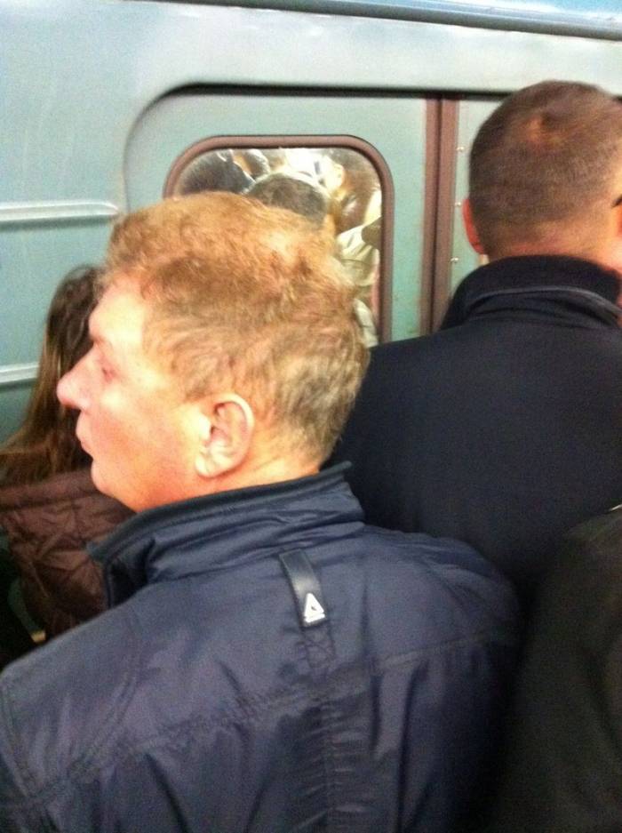 Московское метро - репортаж из ада (8 фото) 