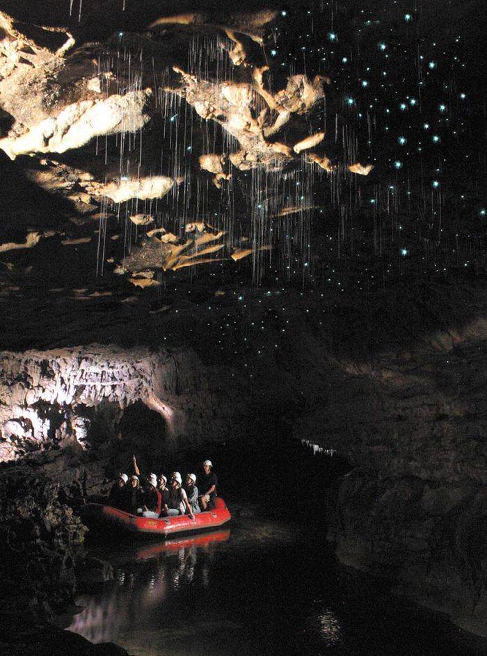 Звездное небо пещеры Уэйтомо Глоуворм (12 фото)