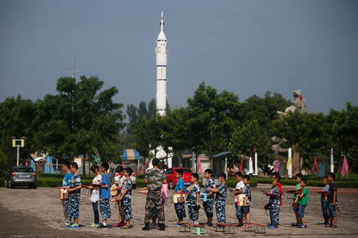 Детский учебный лагерь в Китае (17 фото)