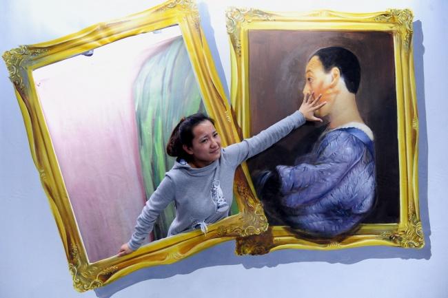 Выставка 3D-живописи в Китае (26 фото)