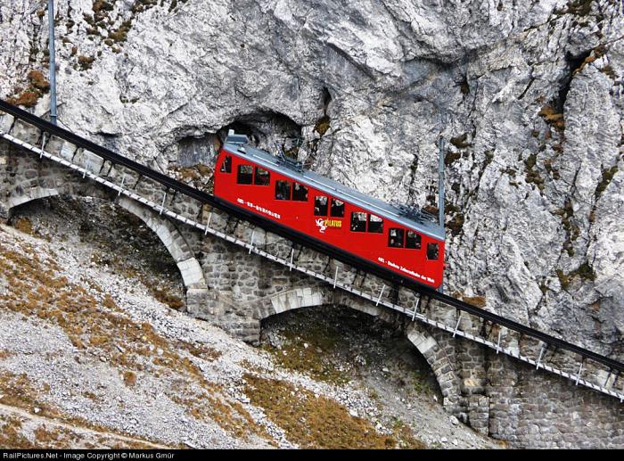 Пилатусбан - самая крутая железная дорога в мире (7 фото)