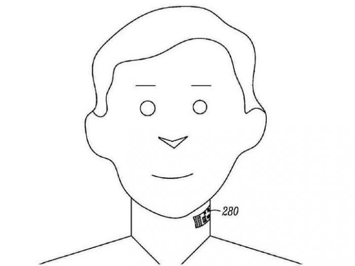Motorola патентует использование электронных татуировок в качестве микрофонов (2 фото)