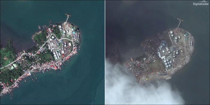 До и после тайфуна Хайян (8 фото)