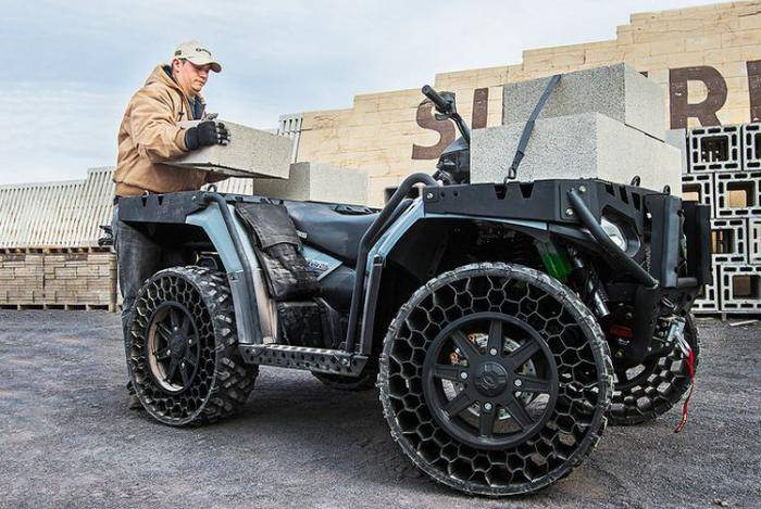 Квадроцикл Polaris ATV получил бескамерные шины (7 фото)