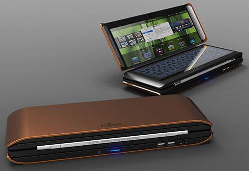 Интересный концепт раскладного ноутбука Fujitsu X2 (6 фото))