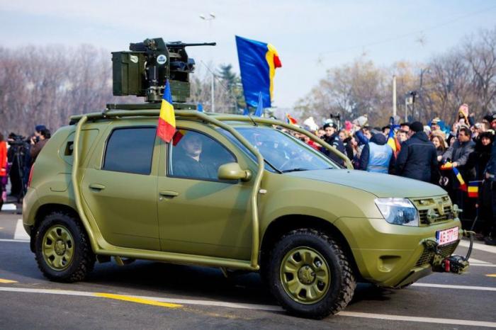 Военный вариант Duster для Румынии (10 фото)