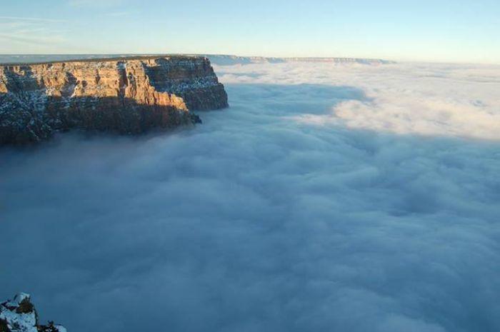Туман в Гранд-Каньоне (20 фото)