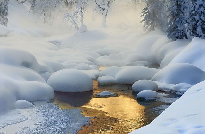 Зимние пейзажи (18 фото)