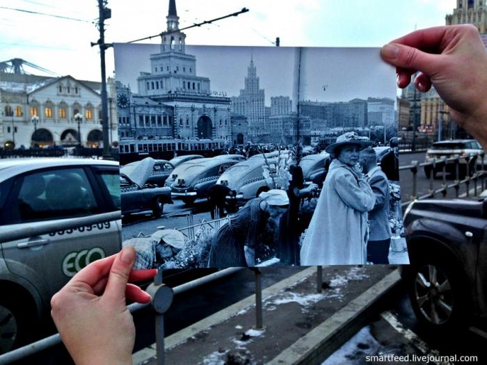 Московские вокзалы тогда и сейчас (13 фото)