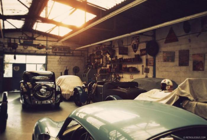 Французская мастерская по ремонту Bugatti (34 фото)