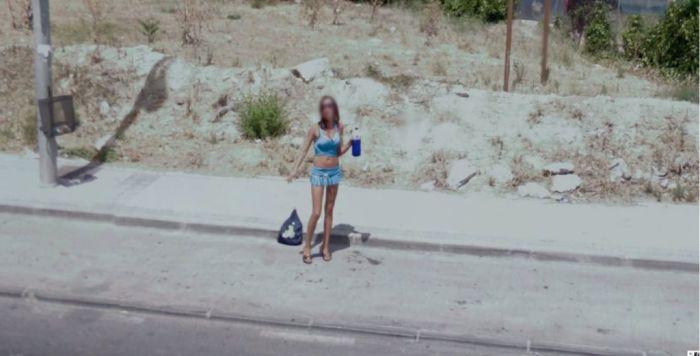 Необъяснимые снимки на Google Street View (36 фото)