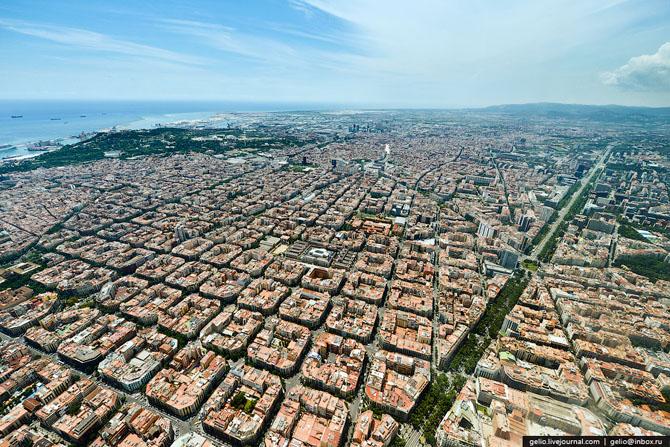 Барселона с высоты (34 фото)