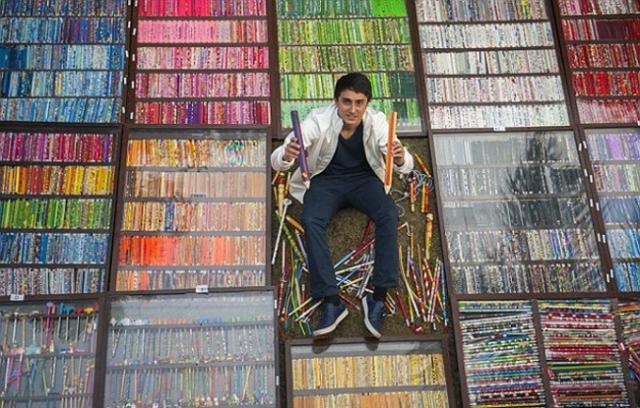 15-летний мальчик собрал самую большую коллекцию карандашей (8 фото)