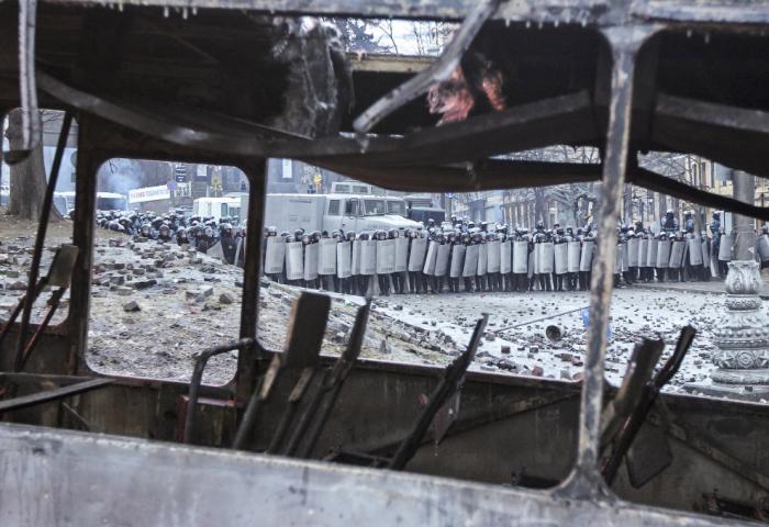 Бои в центре Киева (25 фото)