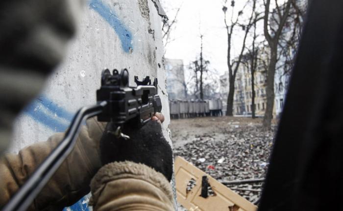 Бои в центре Киева (25 фото)