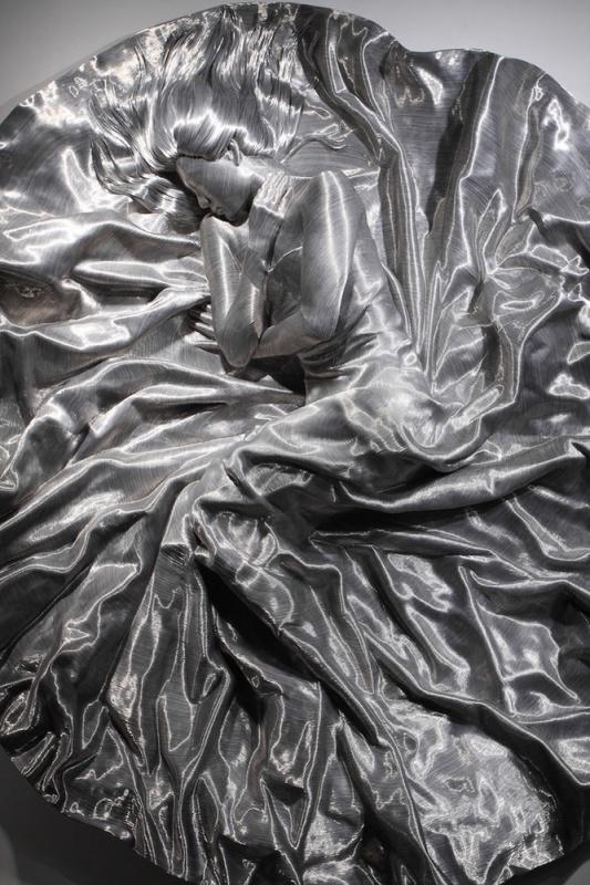 Скульптуры из алюминиевой проволоки (12 фото)
