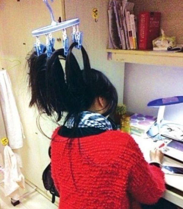Как китайские студенты готовятся к экзаменам (9 фото)