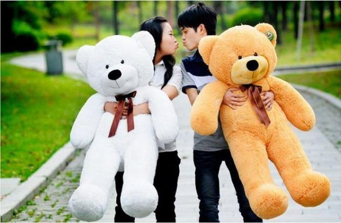 Плюшевый медведь - желанный подарок для ребенка и девушки (10 фото)