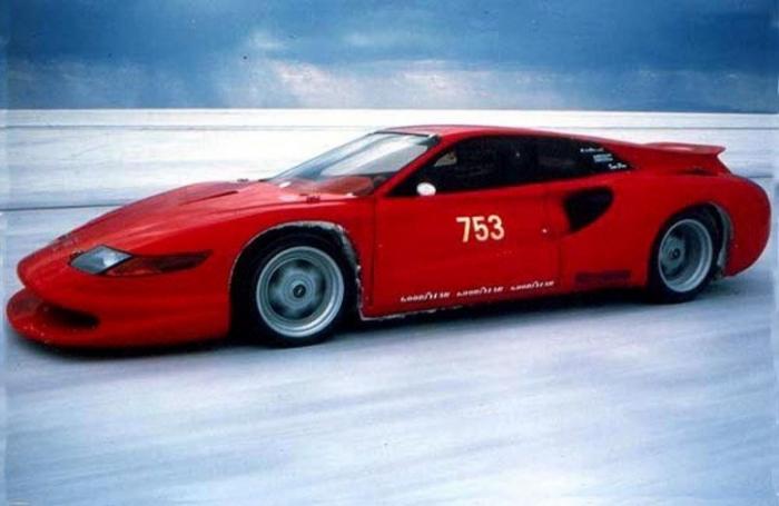 Забытый суперкар: Colani Ferrari Lotec Testa d’Oro 1989 (5 фото)