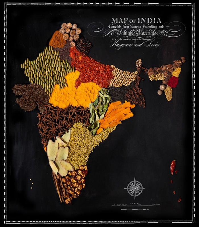 Аппетитные страны на съедобной карте мира (11 фото)