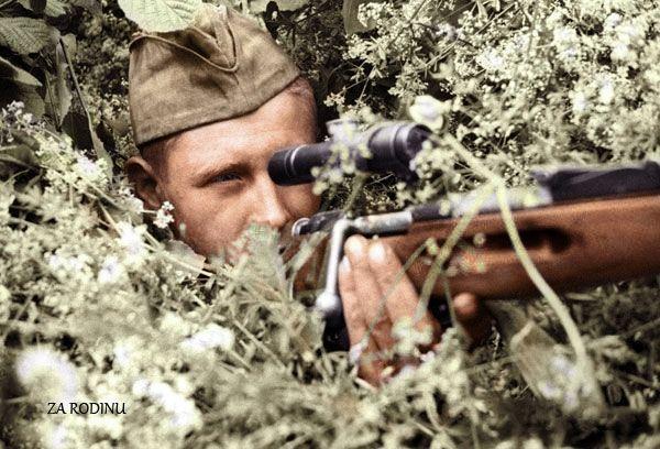  Великая Отечественная Война в цвете… (88 фото) 