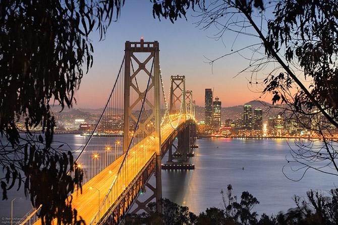 Сан-Франциско — город мостов и туманов (33 фото)