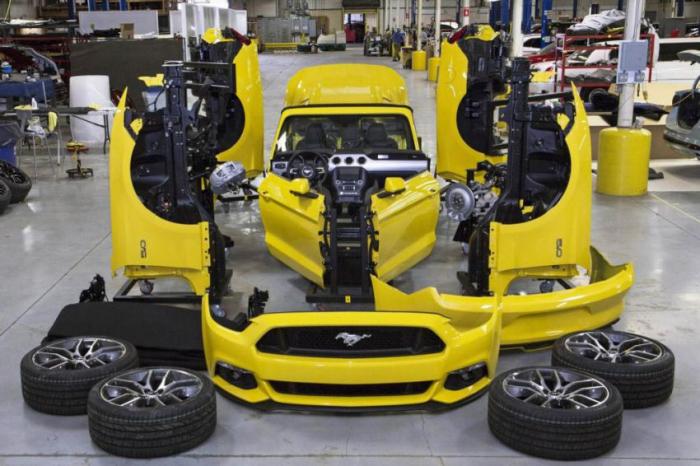 В Форде распилили новенький Mustang (15 фото)