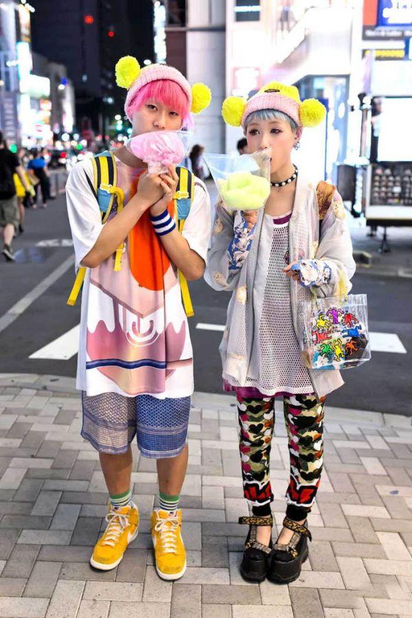 Современная японская молодежная мода (25 фото)