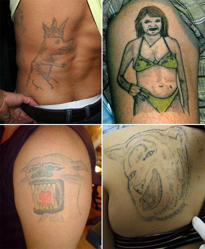  Самые бездарные татуировки (14 фото) 