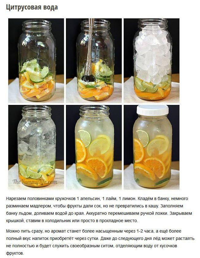 Рецепт приготовления вкусной и полезной воды (6 фото)