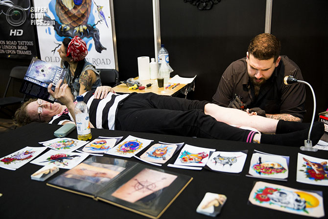 Выставка The Great British Tattoo Show в Лондоне (30 фото)
